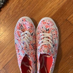 Floral print sneakers